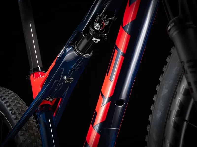 TREK Supercaliber 9.8 GX AXS Full Suspension XC Mountain Bike in Blue-2